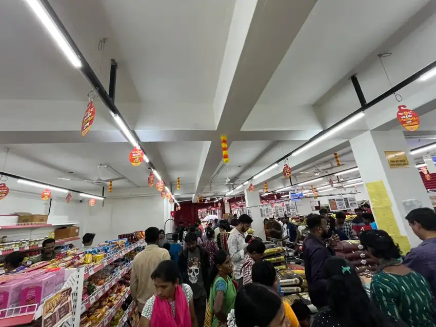 Hebbagodi store grand launch crowd